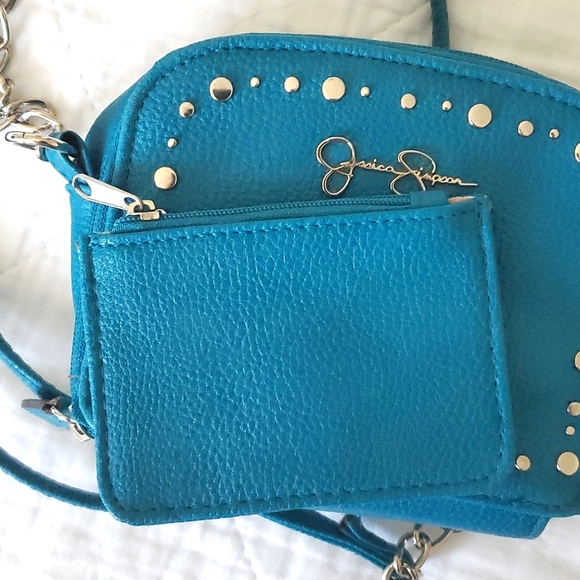 Jessica Simpson Teal Purse - Picture 3 of 4